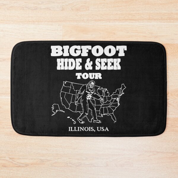 Item preview, Bigfoot Hide & Seek concert illustration ILLINOIS USA funny gift designed and sold by BRtisticDesigns.