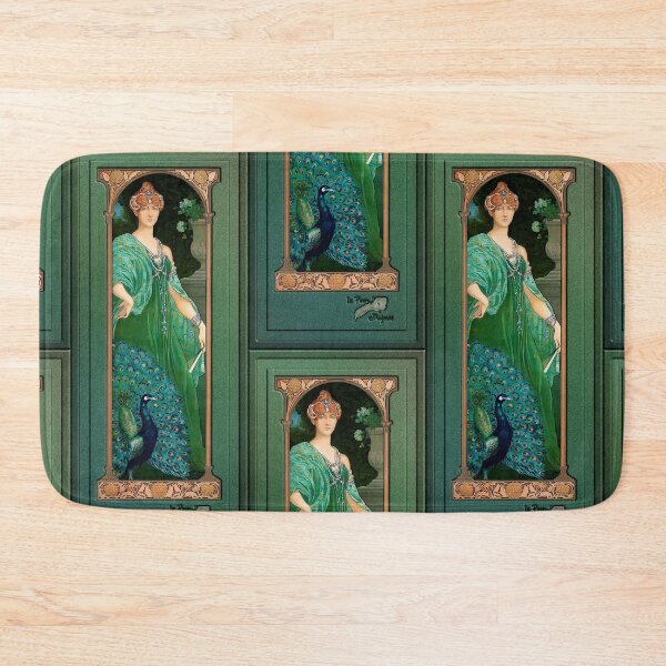 Item preview, The Majestic Peacock by Élisabeth Sonrel Old Masters Art Nouveau Repoructions designed and sold by Xzendor7 Digital Art Creations.