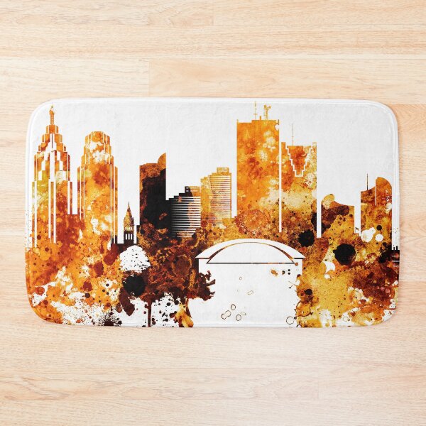 Item preview, Toronto Canada Red Yellow Skyline designed and sold by DimDom.