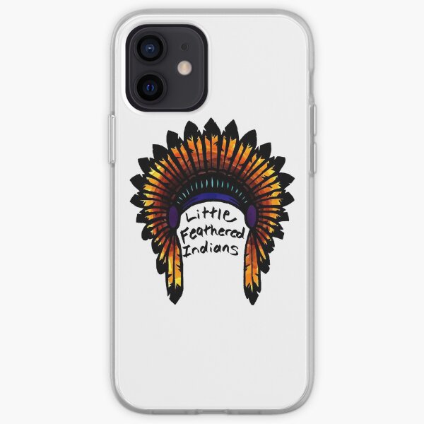 feathered Indians graphic iPhone Soft Case