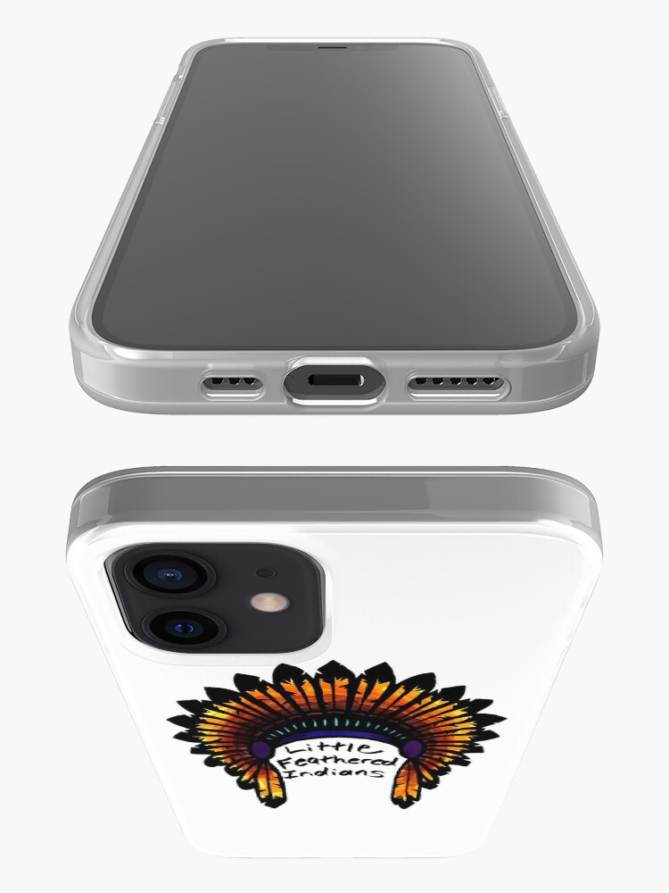 Alternate view of feathered Indians graphic iPhone Case & Cover