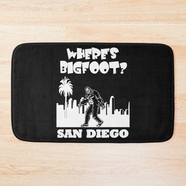 Item preview, Bigfoot in San Diego Bigfoot gifts Cali designs funny gift designed and sold by BRtisticDesigns.