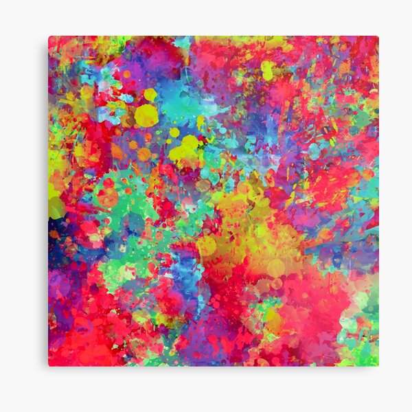 Color splash vibrant Metal Print