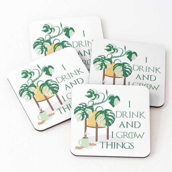 Item preview, I Drink And I Grow Things designed and sold by HarrietHarker.