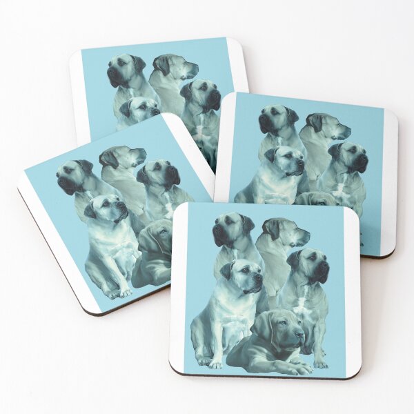 Item preview, Mastifs in blue designed and sold by IowaArtist.