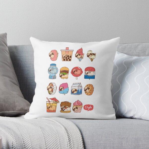 Puglie Food 3 Throw Pillow