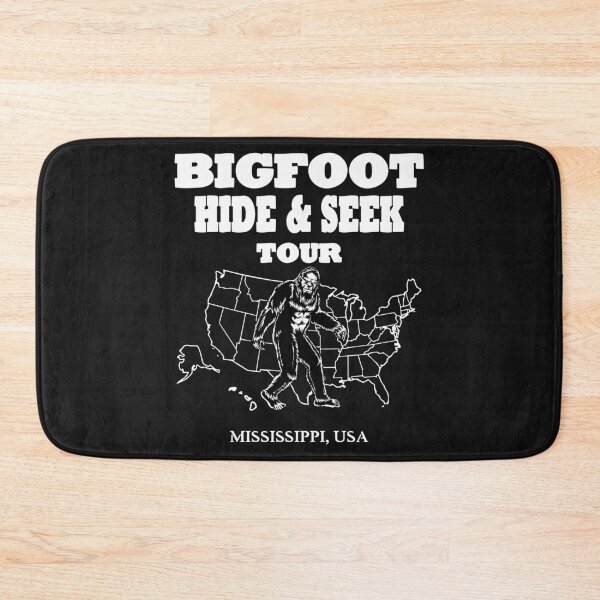 Item preview, Bigfoot Hide & Seek Concert tee MISSISSIPPI USA funny gift designed and sold by BRtisticDesigns.