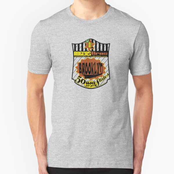 usa brooklyn by rogers bros Slim Fit T-Shirt