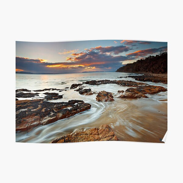 Sunrise at Seven Mile Beach Tasmania #2 Poster