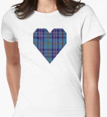 00570 Citadel Military Academy Tartan Women's Fitted T-Shirt