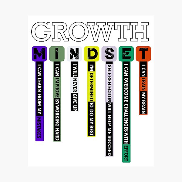 Growth Mindset Photographic Print