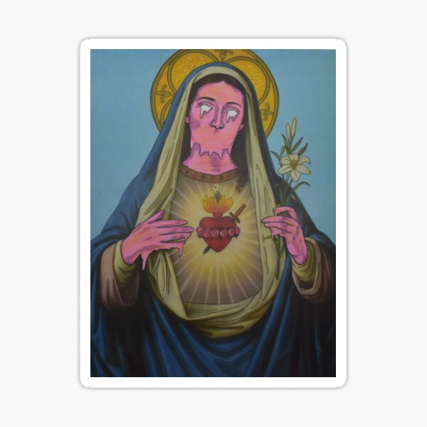 mother mary Sticker