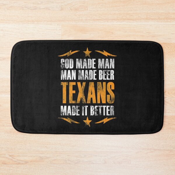 Item preview, Man made Beer TEXAN'S Made it Better drawing gift for men designed and sold by BRtisticDesigns.
