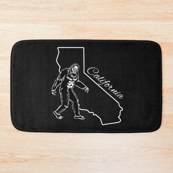 Item preview, Bigfoot illustrations Bigfoot in California designs funny gift idea designed and sold by BRtisticDesigns.