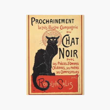 Le Chat Noir Classic Art Nouveau Poster 