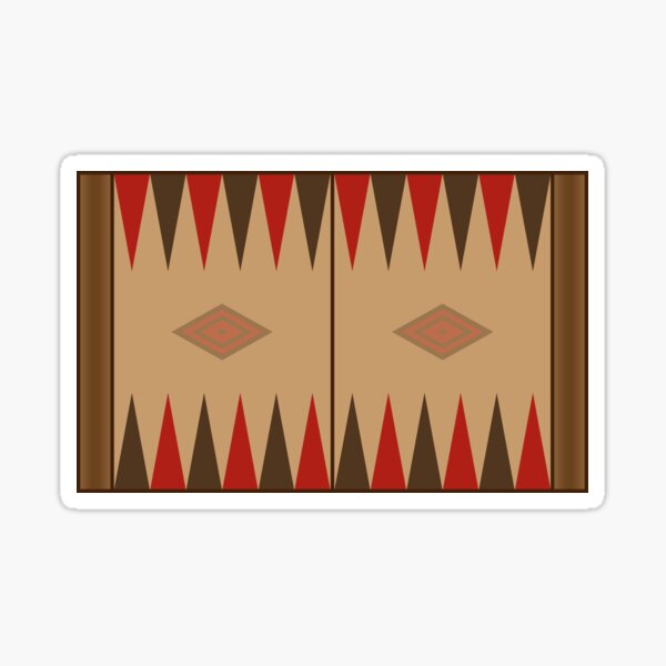 Backgammon Sticker