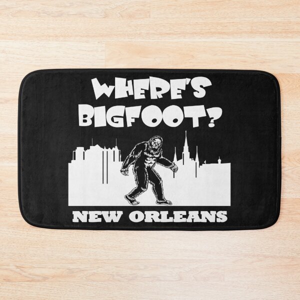 Item preview, Bigfoot in New Orleans Bigfoot gifts graphic LA gift idea designed and sold by BRtisticDesigns.