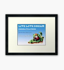 possible featured artist banner Framed Print
