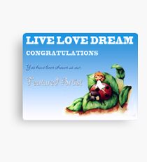 possible featured artist banner Canvas Print