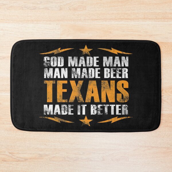 Item preview, Man made Beer TEXAN'S Made it Better drawing gift for men designed and sold by BRtisticDesigns.