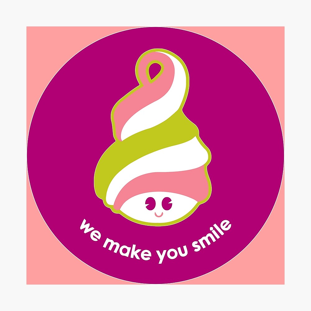 Menchie's Frozen Yogurt  Poster For Sale By Ilars | Redbubble