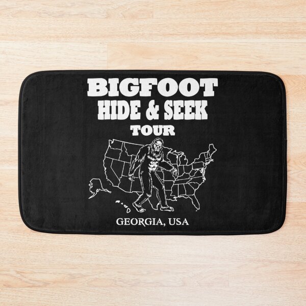 Item preview, Bigfoot Hide & Seek Concert tee illustration GEORGIA gift idea designed and sold by BRtisticDesigns.
