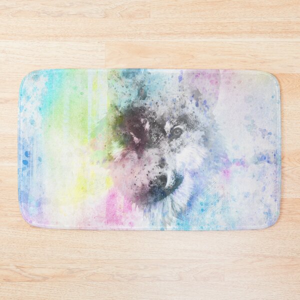 Item preview, Colorful wolf designed and sold by Destroyed-Pixel.