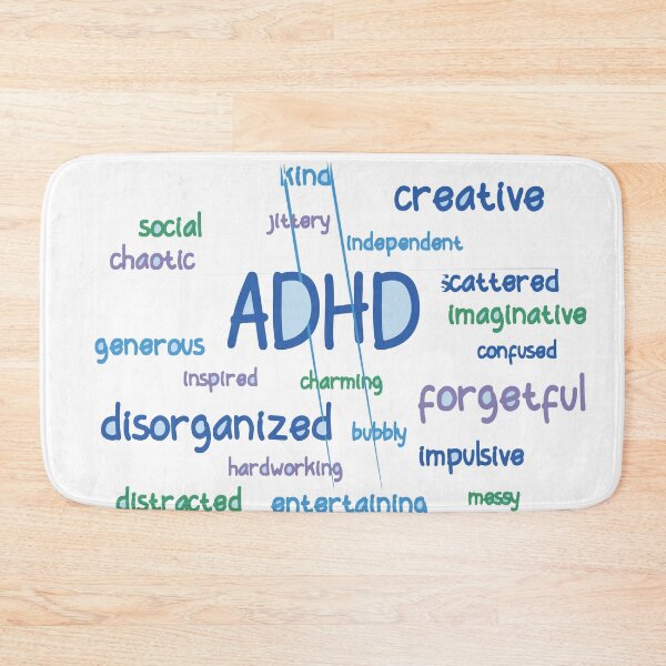 Aperçu de l'œuvre Every person with ADHD Positivity créée et vendue par SpunkSociety.