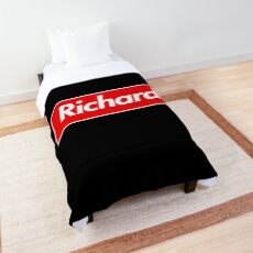 Richard Name Label - Gift For Female Named Richard Comforter