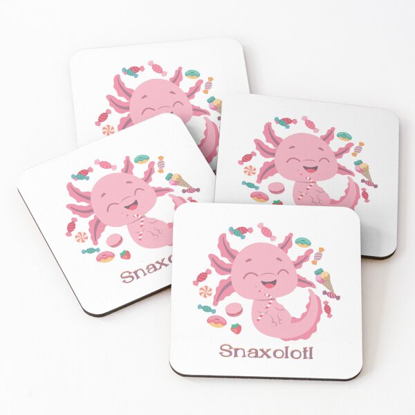 Item preview, Cute "Snaxolotl" Axolotl Pun designed and sold by Alli Well.