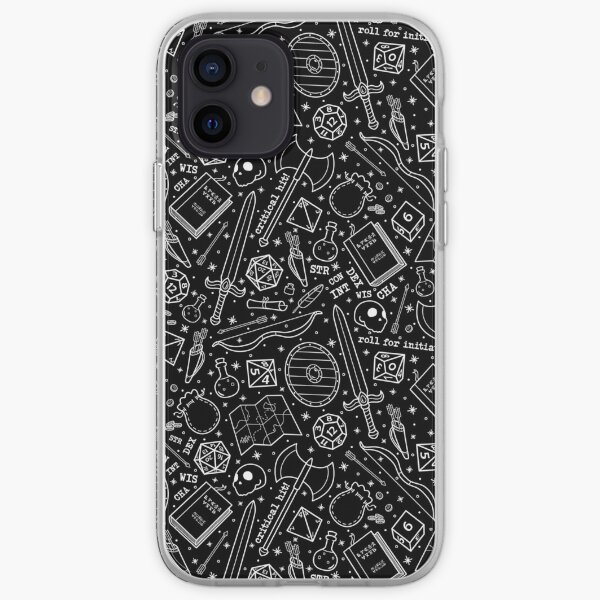 Fantasy RPG Pattern iPhone Soft Case
