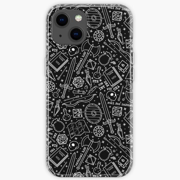 Fantasy RPG Pattern iPhone Soft Case