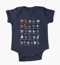 The Animal Alphabet Short Sleeve Baby One-Piece