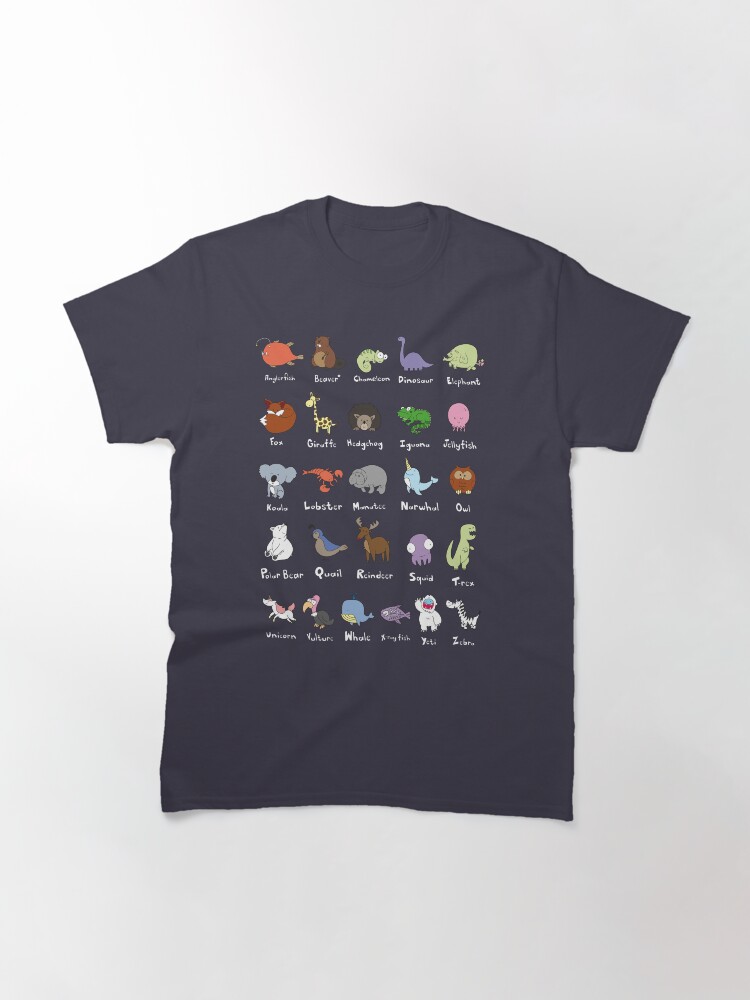 Alternate view of The Animal Alphabet Classic T-Shirt