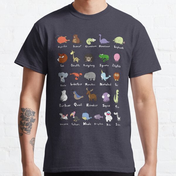 The Animal Alphabet Classic T-Shirt