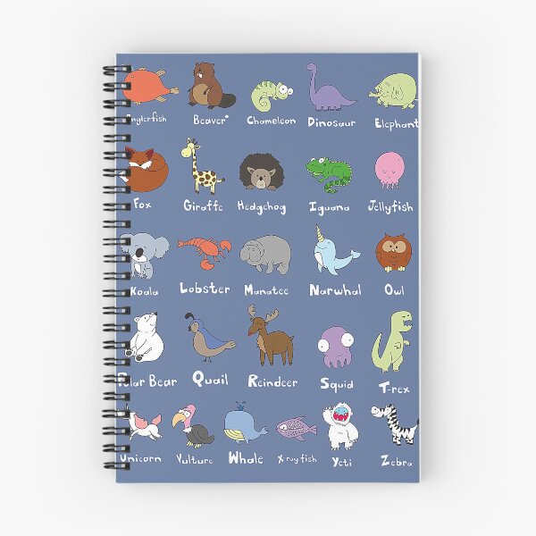 Artikelvorschau, Das Tieralphabet entworfen und verkauft von Gillian J..