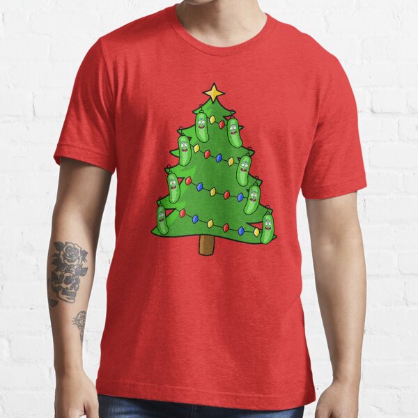 Pickle Rick Christmas Tree Essential T-Shirt