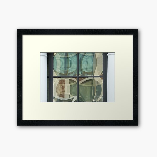 Between the Pillars Framed Art Print
