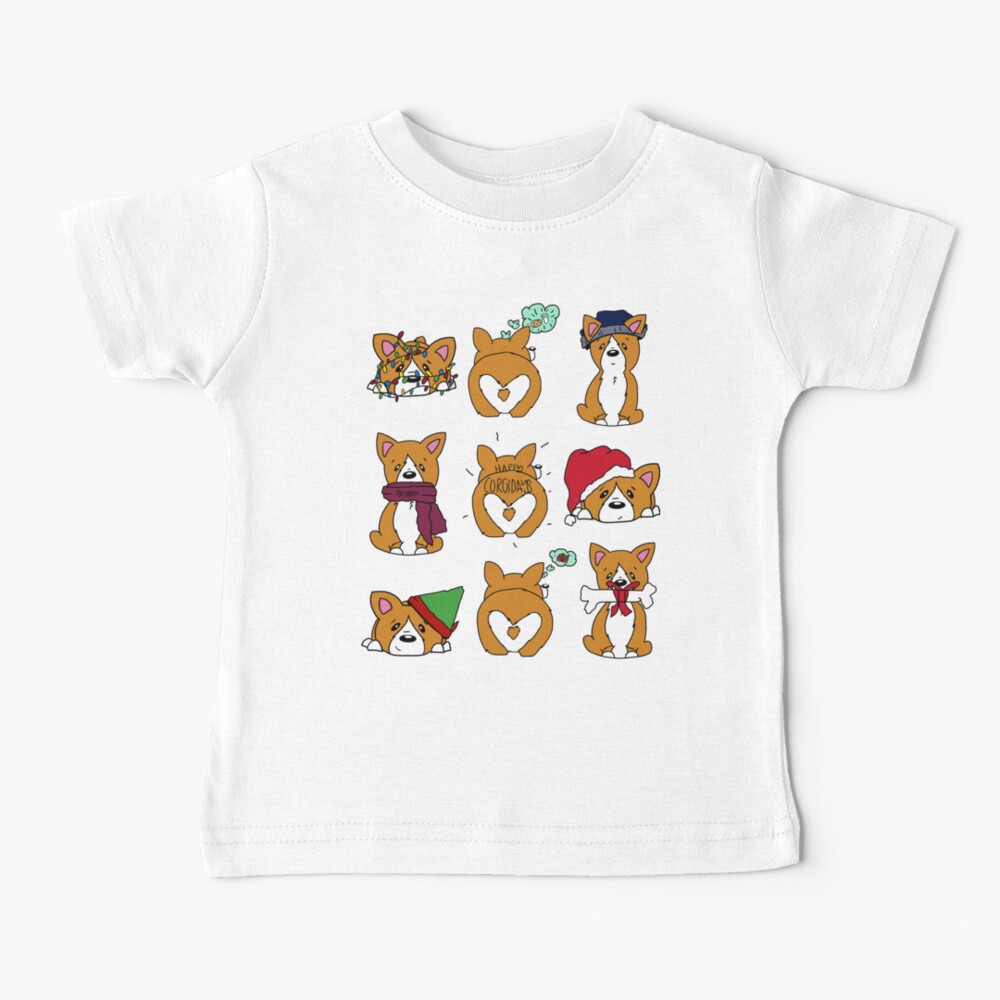 Holiday Corgs Baby T-Shirt