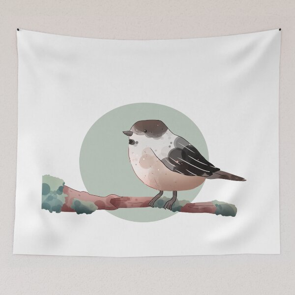 Artikelvorschau, Willow Tit entworfen und verkauft von scribblekisses.