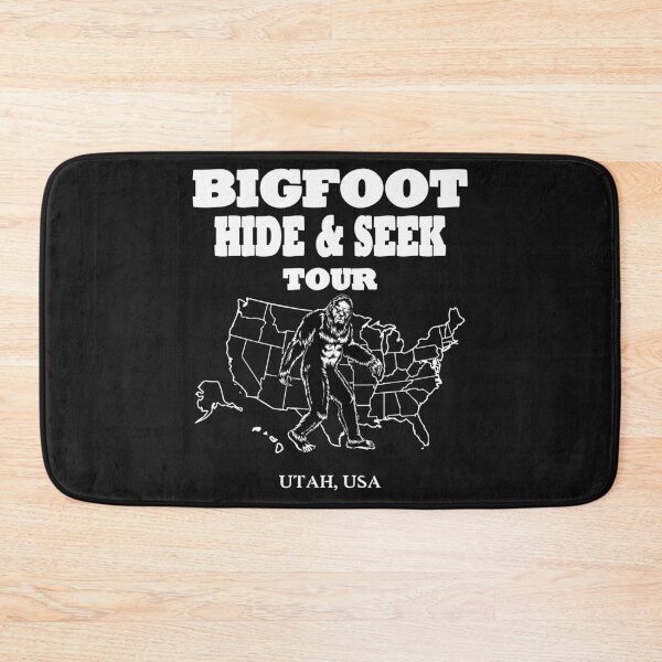 Item preview, Bigfoot Hide & Seek Concert tee UTAH USA funny gift designed and sold by BRtisticDesigns.