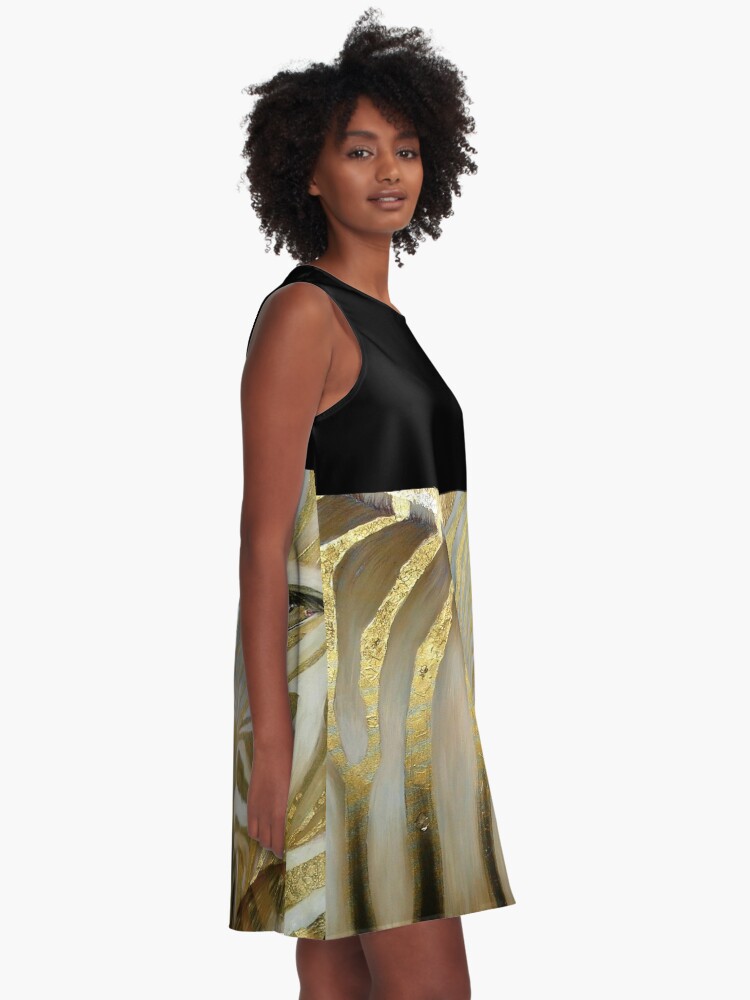 Alternate view of Zebra Code A-Line Dress