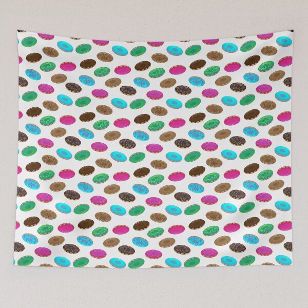 Item preview, Doughnuts on White designed and sold by ReneeMDesigns.