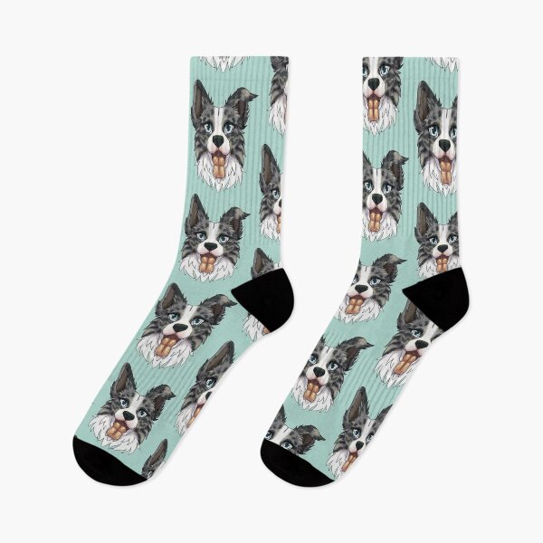 Item preview, Blue Merle Border Collie  designed and sold by Bamsdrawz.