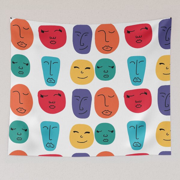 Item preview, smiling faces designed and sold by Kara J. Ammon.