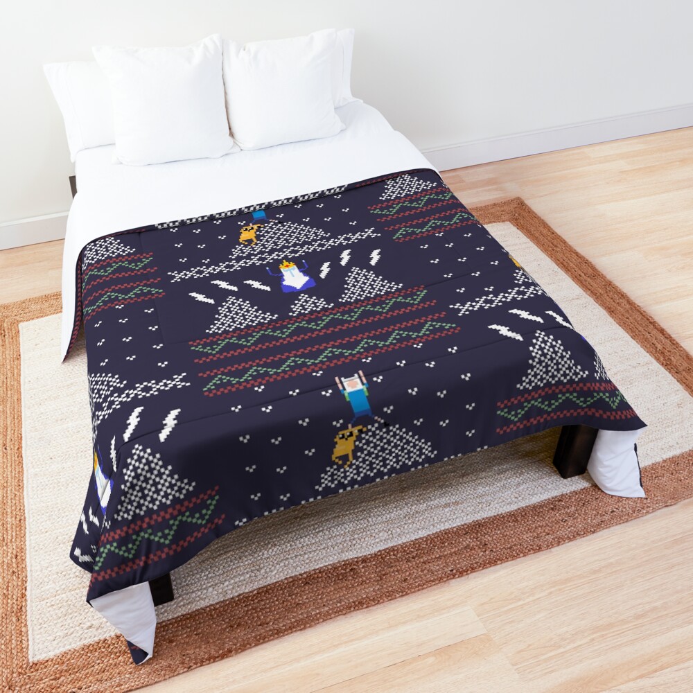 Ugly Christmas Shirt Time! Comforter