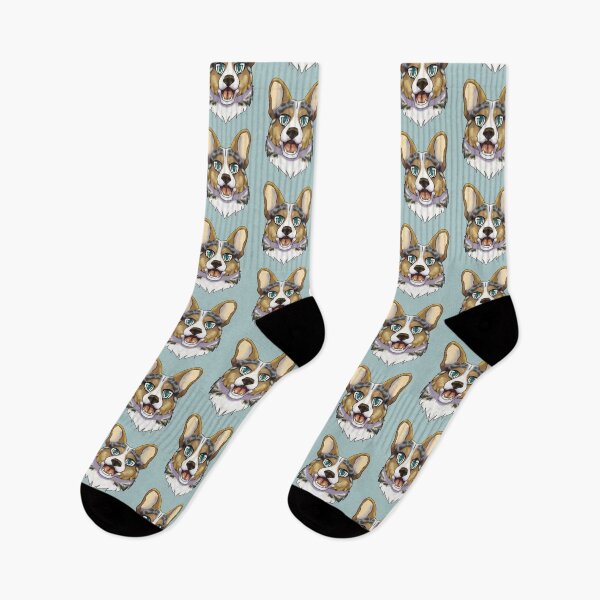 Artikelvorschau, Blauer Merle Corgi entworfen und verkauft von Bamsdrawz.