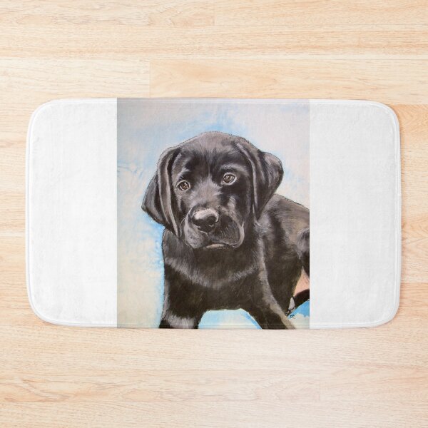 Item preview, Ryker - Black Labrador Retriever Puppy designed and sold by PaintedbyCarol.