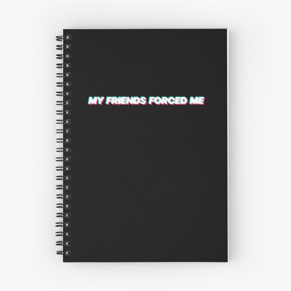 Item preview, my friends forced me tiktok sticker / hoody / notebook designed and sold by favoritefandom.
