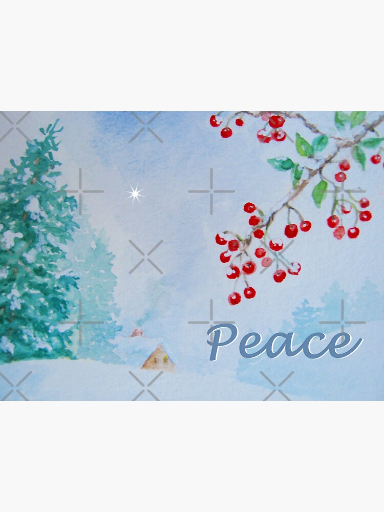 Peace - Snow on the Berries by LeisureLane1